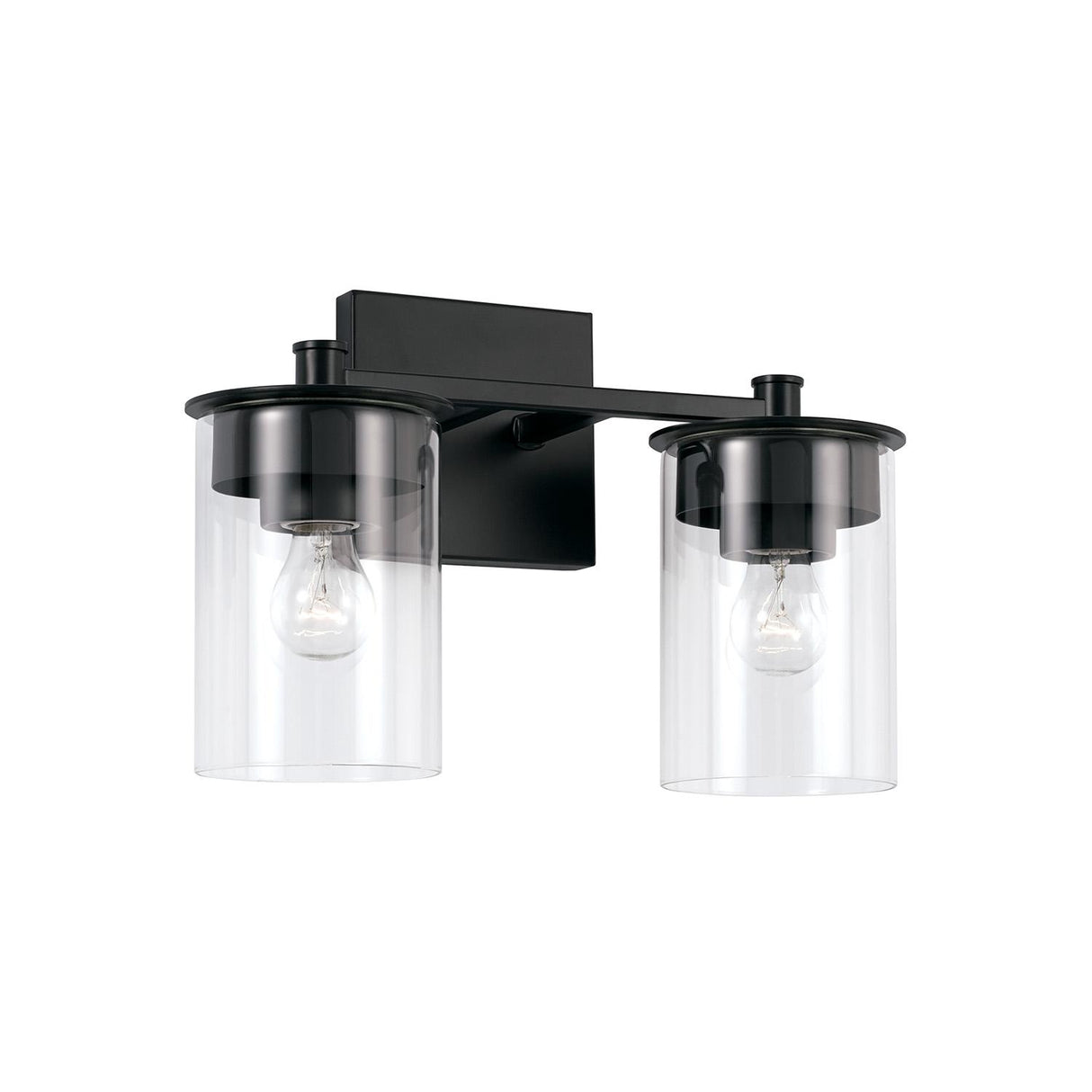 Capital Lighting 146821MB-532 Mason 2 Light Vanity Matte Black