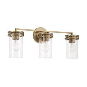 Capital Lighting 148731AD-539 Fuller 3 Light Vanity Aged Brass