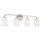 Capital Lighting 148841BN-542 Lawson 4 Light Vanity Brushed Nickel