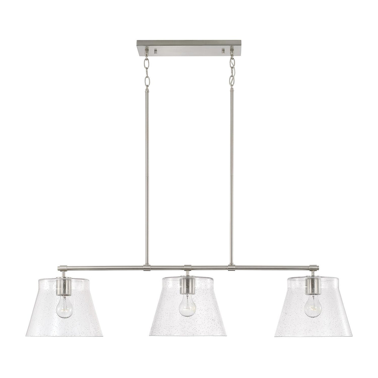 Capital Lighting 846931BN Baker 3 Light Island Brushed Nickel