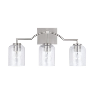 Capital Lighting 139331BN-500 Carter 3 Light Vanity Brushed Nickel