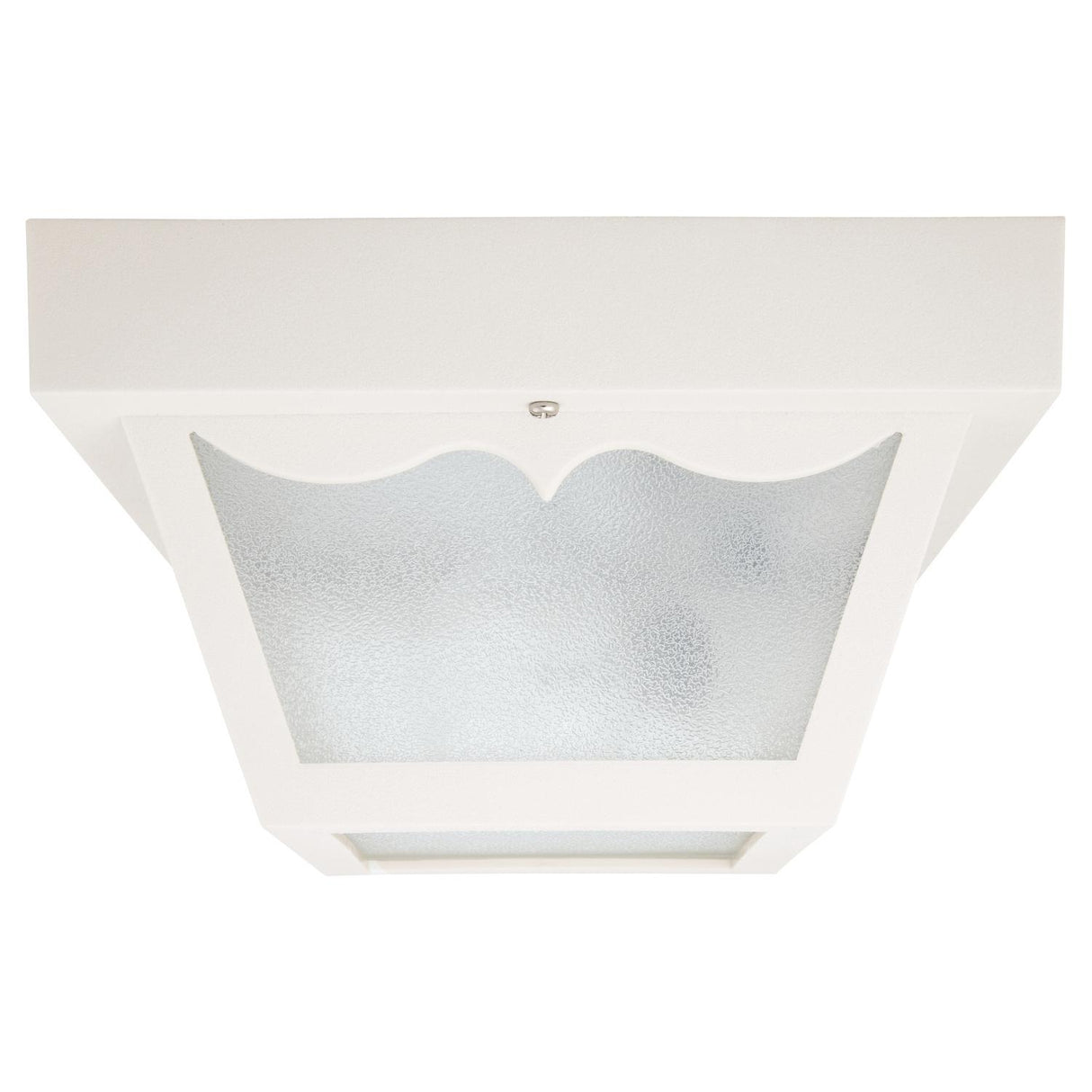 Capital Lighting 9239WH Outdoor 2 Light Outdoor Flush Mount White