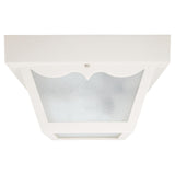 Capital Lighting 9239WH Outdoor 2 Light Outdoor Flush Mount White