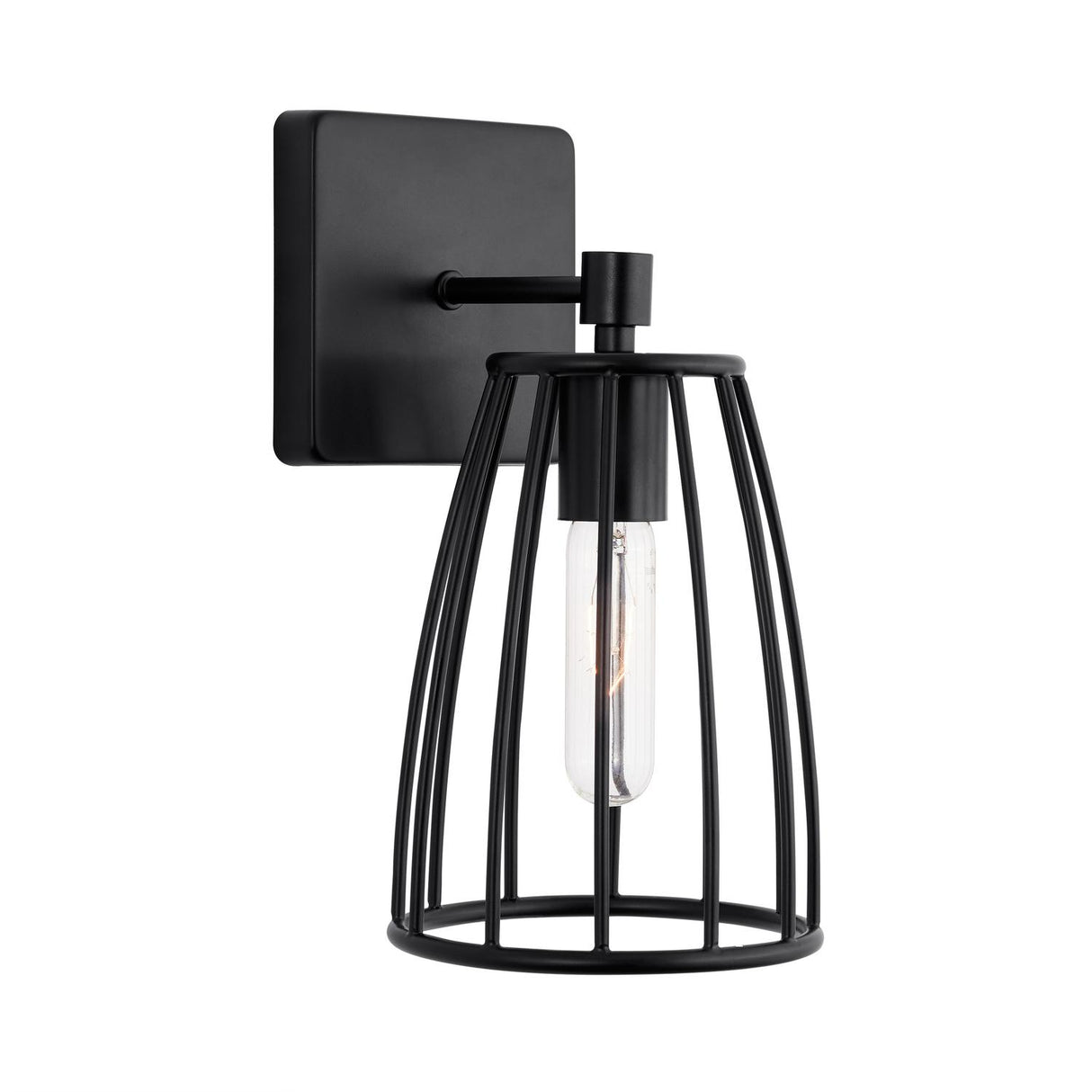 Capital Lighting 638811MB Corey 1 Light Sconce Matte Black