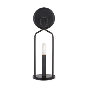 Capital Lighting 631611MB Sonnet 1 Light Sconce Matte Black