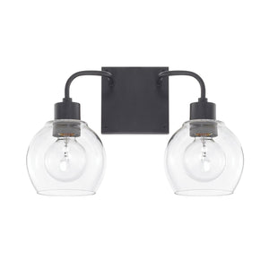 Capital Lighting 120021MB-426 Tanner 2 Light Vanity Matte Black