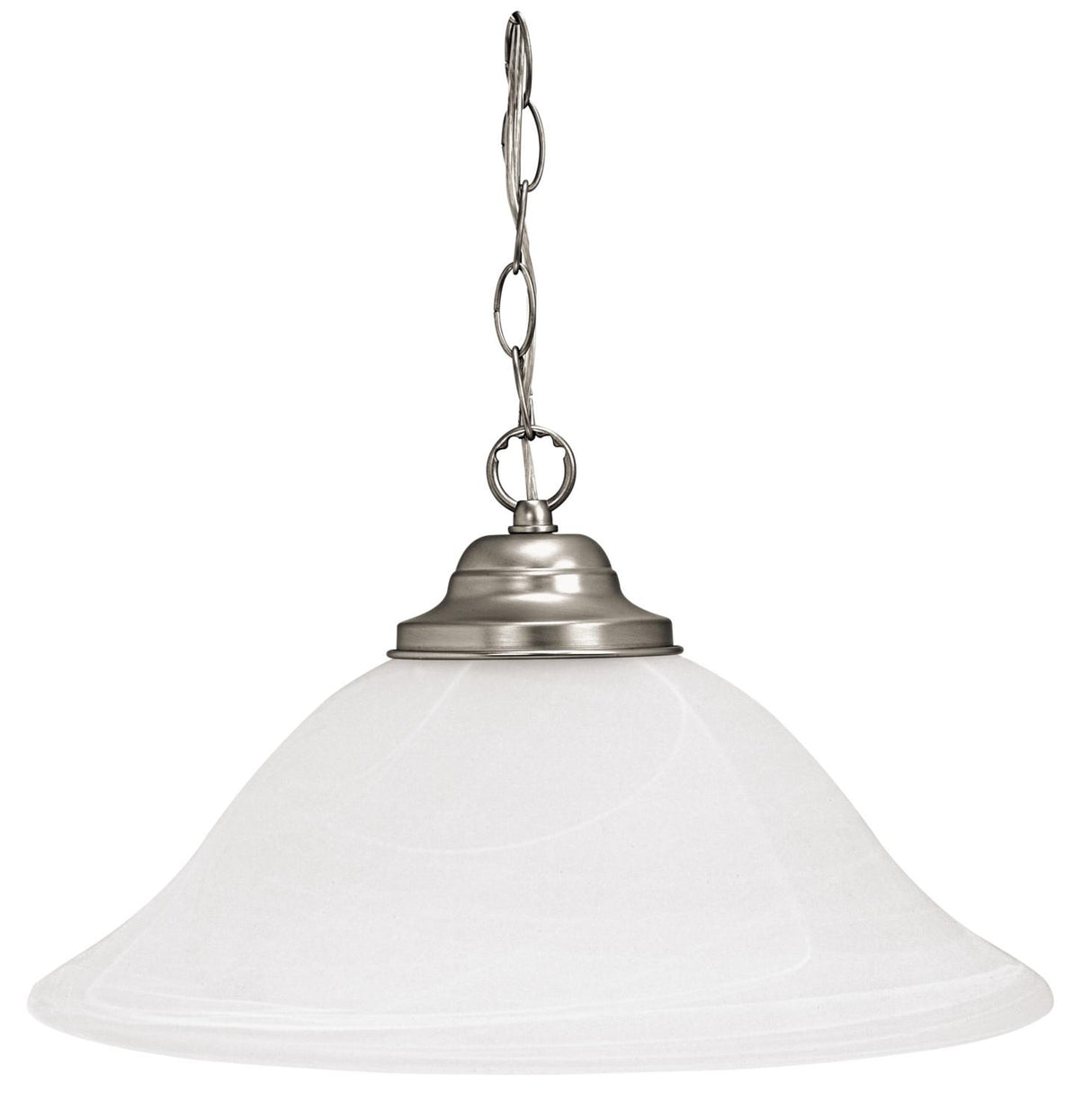 Capital Lighting 3907MN Chesapeake 1 Light Pendant Matte Nickel