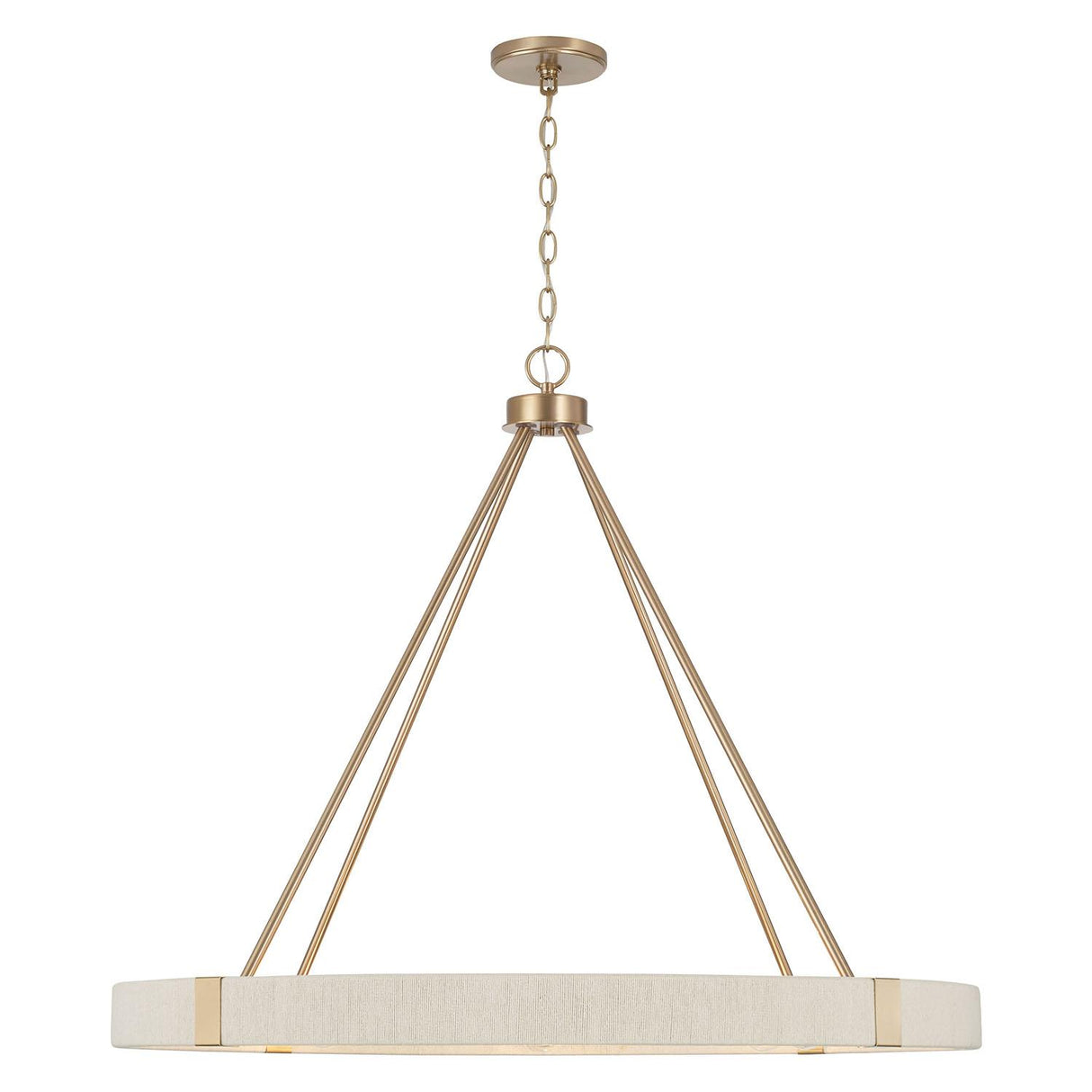 Capital Lighting 449881MA Delaney 8 Light Chandelier Matte Brass