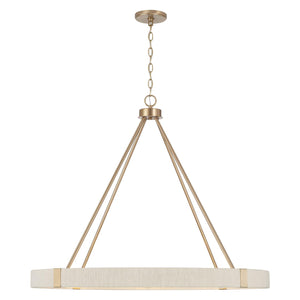Capital Lighting 449881MA Delaney 8 Light Chandelier Matte Brass