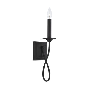 Capital Lighting 637211BI Vincent 1 Light Sconce Black Iron