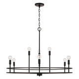 Capital Lighting 448791MB Fuller 9 Light Chandelier Matte Black