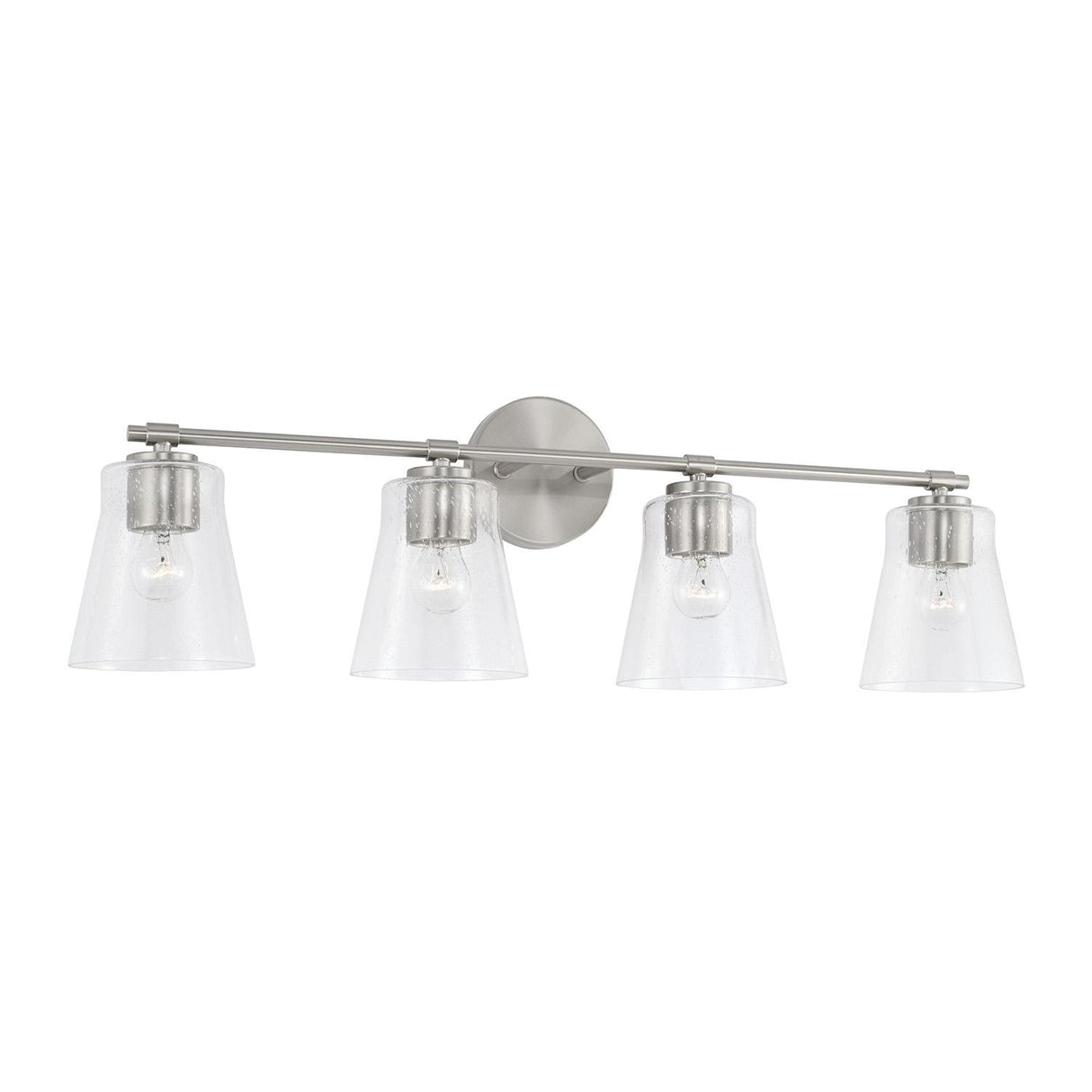 Capital Lighting 146941BN-533 Baker 4 Light Vanity Brushed Nickel
