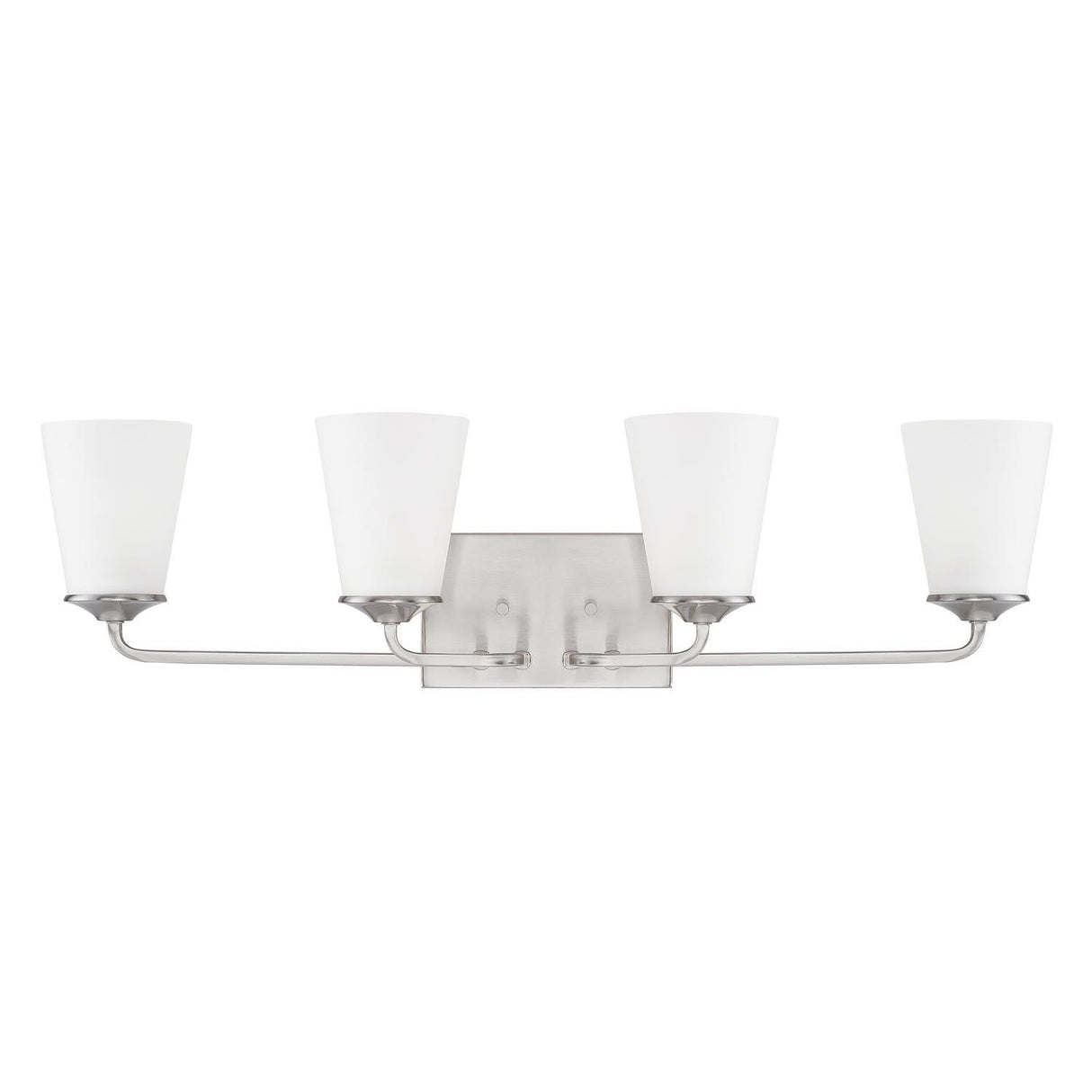 Capital Lighting 114141BN-331 Braylon 4 Light Vanity Brushed Nickel