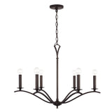 Capital Lighting 442861OB Jaymes 6 Light Chandelier Old Bronze