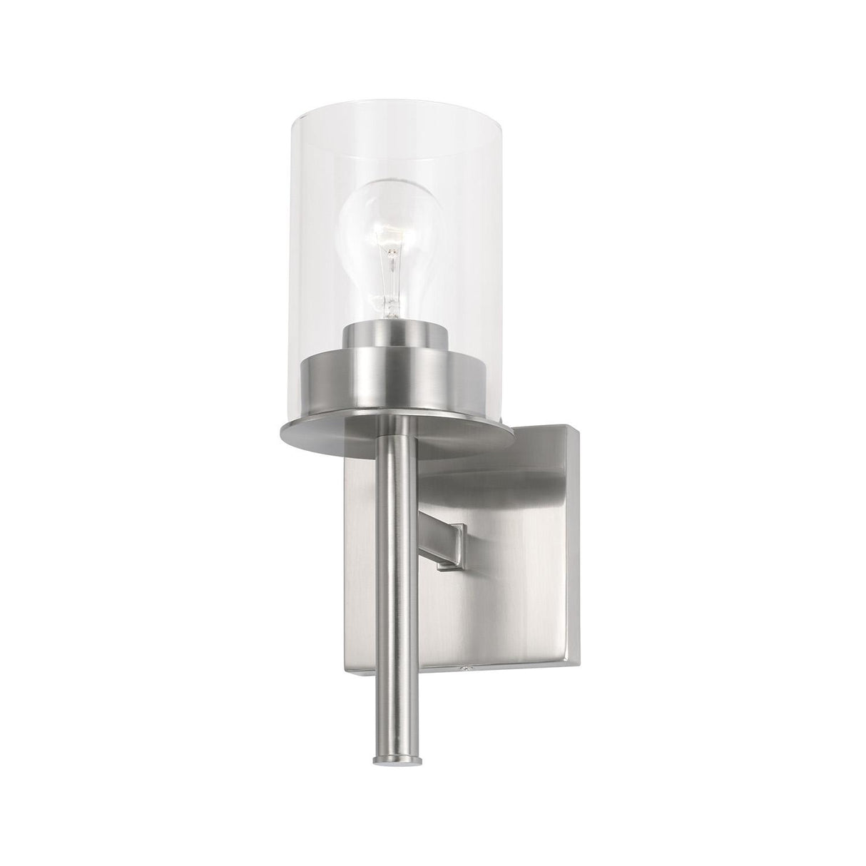 Capital Lighting 646811BN-532 Mason 1 Light Sconce Brushed Nickel