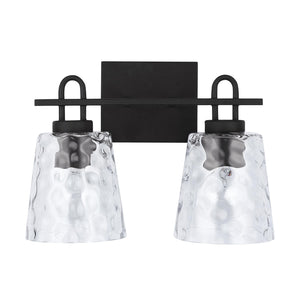 Capital Lighting 138322BI-492 Fenton 2 Light Vanity Black Iron