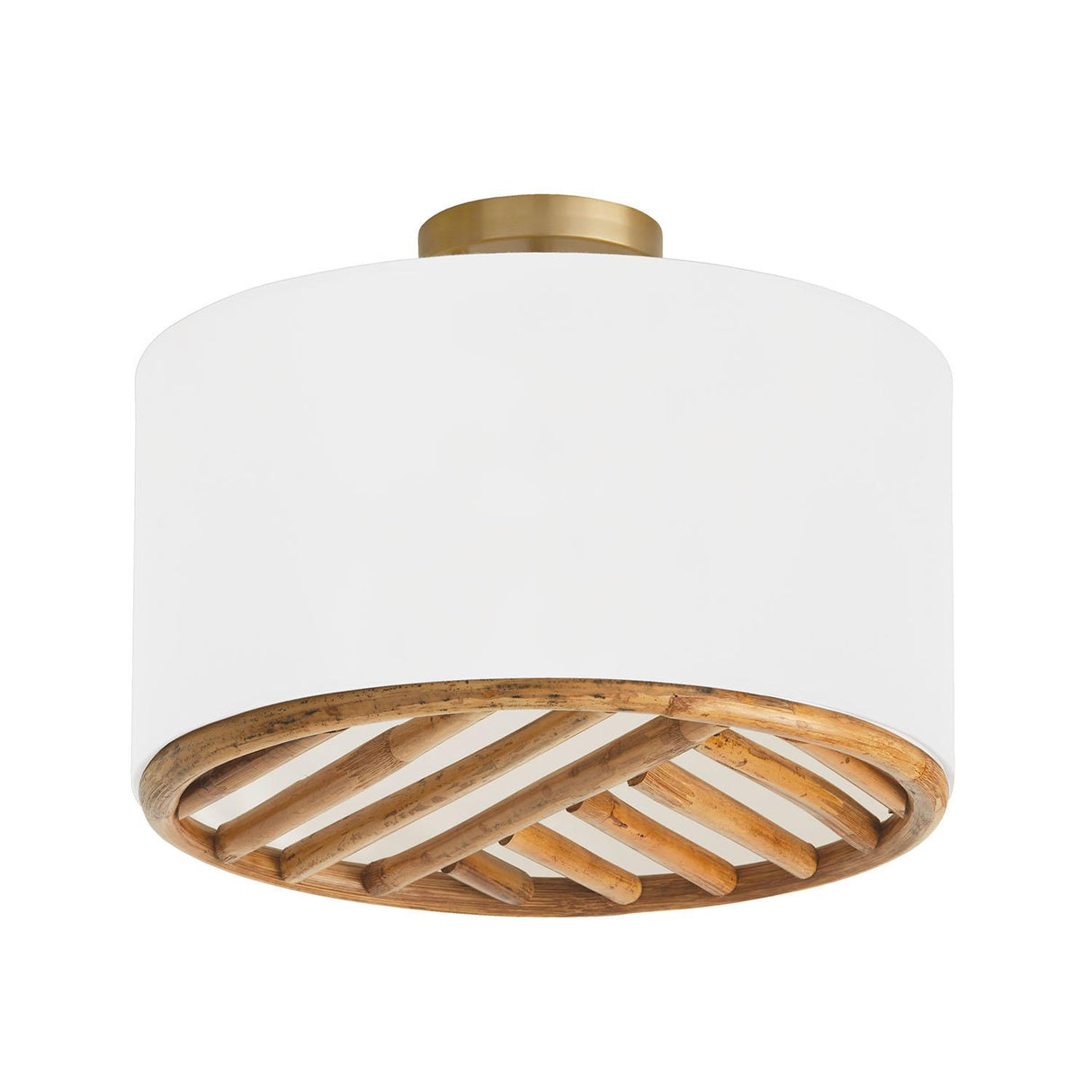 Capital Lighting 247431MA Soleil 3 Light Dual Mount Semi-Flush/Pendant Matte Brass