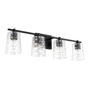Capital Lighting 143541MB-517 Burke 4 Light Vanity Matte Black
