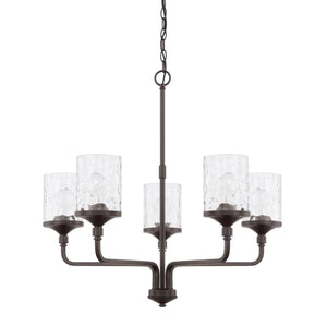 Capital Lighting 428851BZ-451 Colton 5 Light Chandelier Bronze