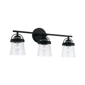 Capital Lighting 147031MB-534 Madison 3 Light Vanity Matte Black
