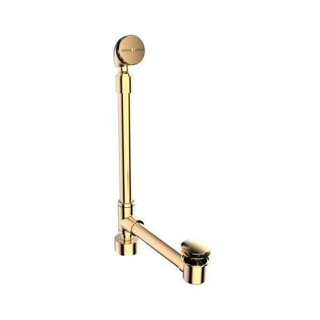 Freestanding Victoria + Albert® Bathtub Drain For Above-Floor Installation Box Unlacquered Brass