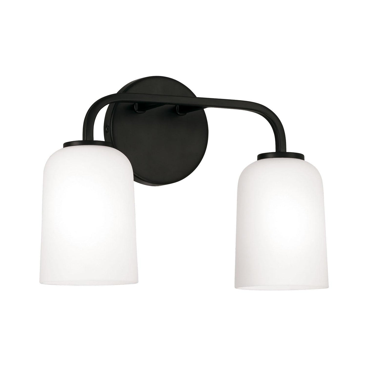 Capital Lighting 148821MB-542 Lawson 2 Light Vanity Matte Black