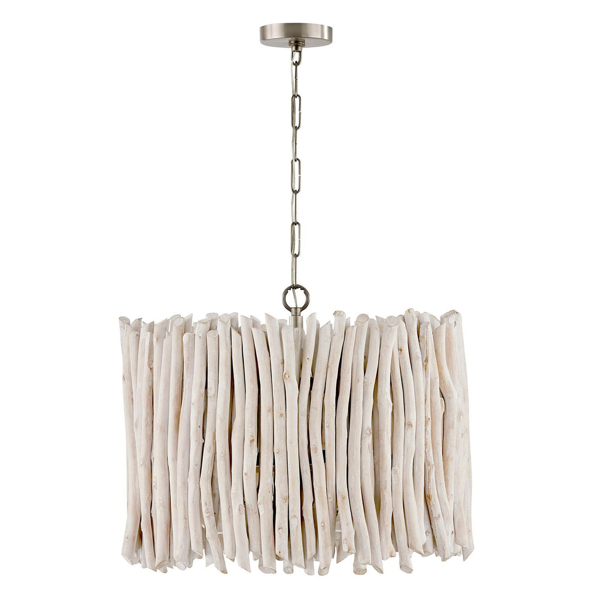 Capital Lighting 340241PP Cara 4 Light Pendant Brushed Pewter