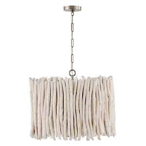 Capital Lighting 340241PP Cara 4 Light Pendant Brushed Pewter