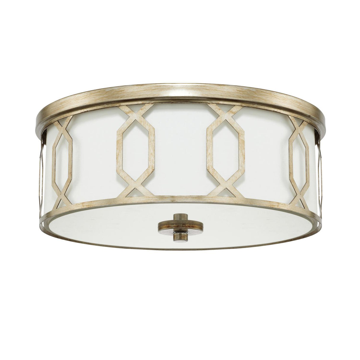 Capital Lighting 228131WG-683 Opal 3 Light Flush Mount Winter Gold