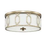 Capital Lighting 228131WG-683 Opal 3 Light Flush Mount Winter Gold