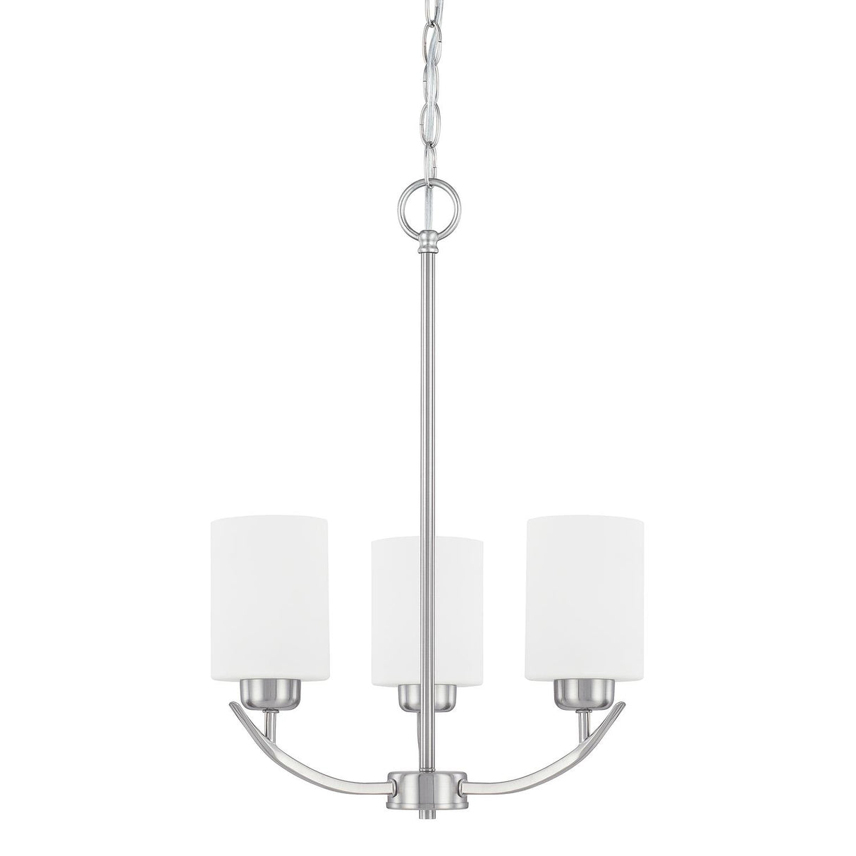 Capital Lighting 415231BN-338 Dixon 3 Light Chandelier Brushed Nickel