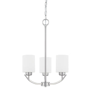 Capital Lighting 415231BN-338 Dixon 3 Light Chandelier Brushed Nickel