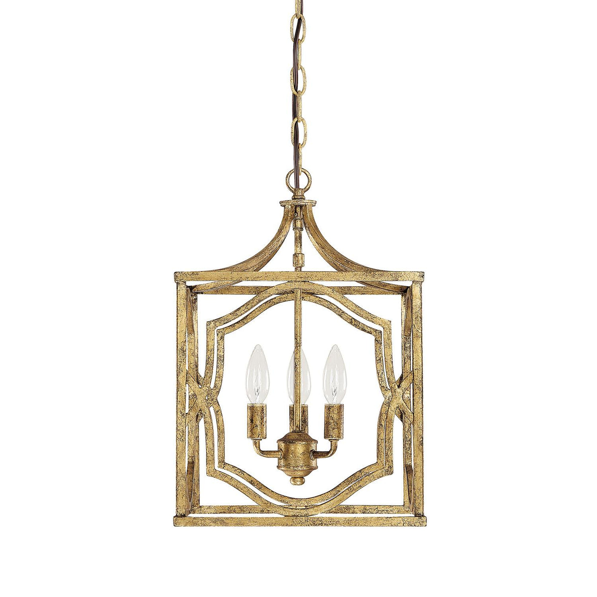 Capital Lighting 9481AG Blakely 3 Light Foyer Antique Gold