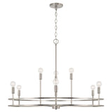 Capital Lighting 448791BN Fuller 9 Light Chandelier Brushed Nickel