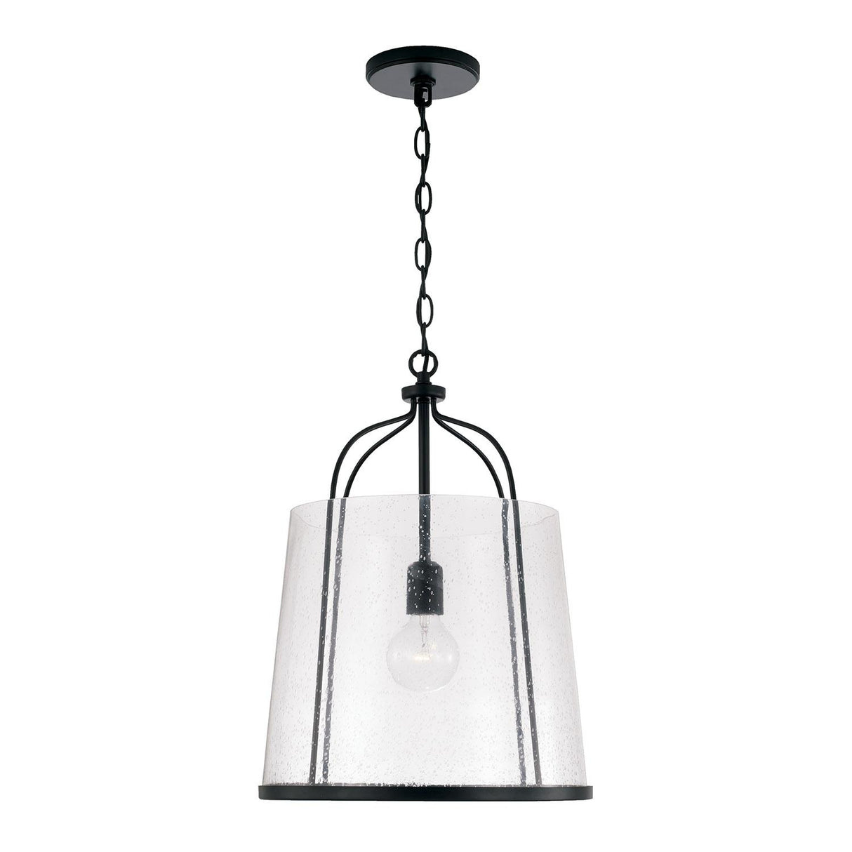 Capital Lighting 347011MB Madison 1 Light Pendant Matte Black