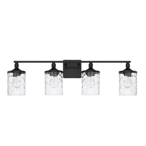 Capital Lighting 128841MB-451 Colton 4 Light Vanity Matte Black