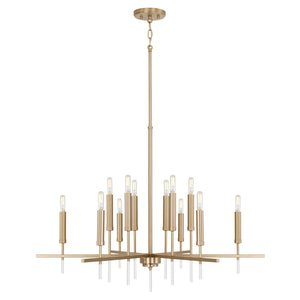 Capital Lighting 449301MA Elora 12 Light Chandelier Matte Brass