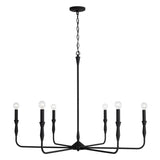 Capital Lighting 450362XK Paloma 6 Light Chandelier Textured Black