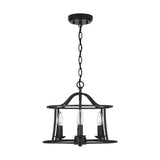 Capital Lighting 239541MB Cameron 4 Light Semi-Flush Matte Black