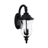 Capital Lighting 939831BK Ashford 3 Light Outdoor Wall Lantern Black