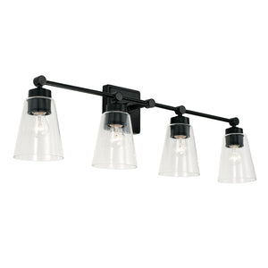 Capital Lighting 121841MB-432 Rory 4 Light Vanity Matte Black