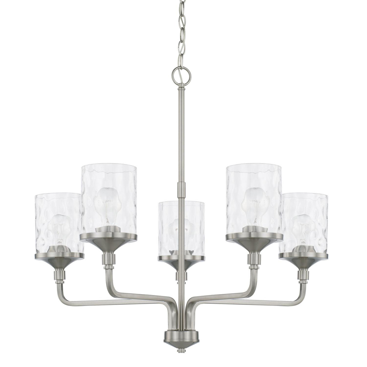 Capital Lighting 428851BN-451 Colton 5 Light Chandelier Brushed Nickel