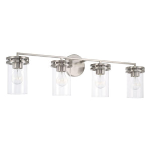 Capital Lighting 148741BN-539 Fuller 4 Light Vanity Brushed Nickel