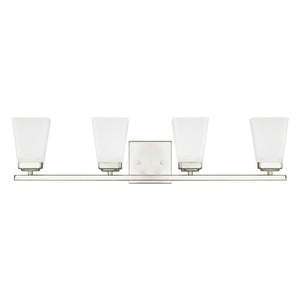 Capital Lighting 114441PN-334 Baxley 4 Light Vanity Polished Nickel