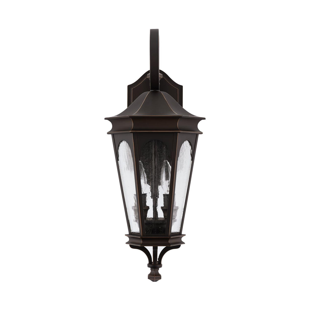 Capital Lighting 939721OZ Inman Park 2 Light Outdoor Wall Lantern Oiled Bronze