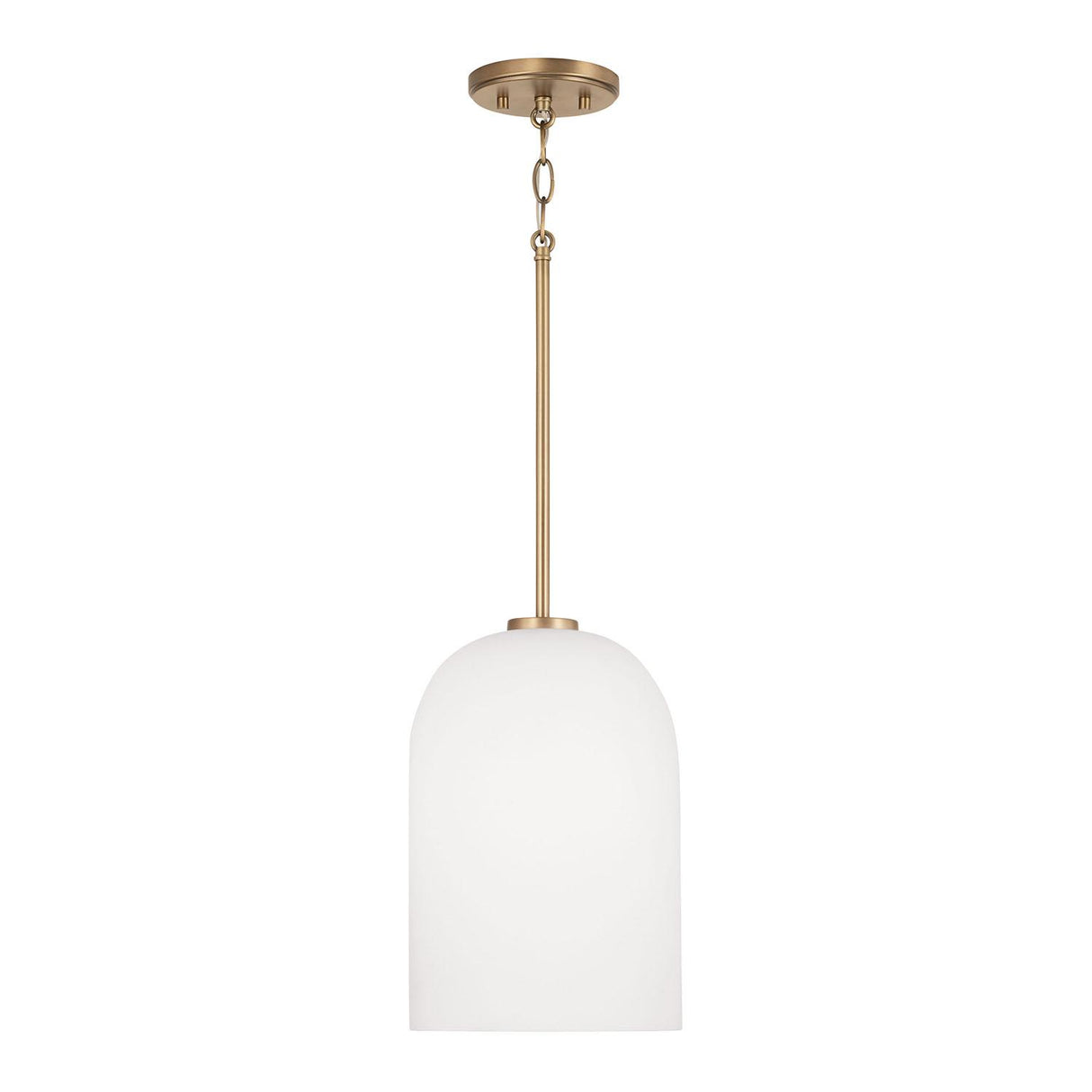 Capital Lighting 348811AD Lawson 1 Light Pendant Aged Brass