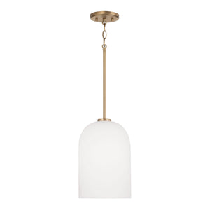 Capital Lighting 348811AD Lawson 1 Light Pendant Aged Brass