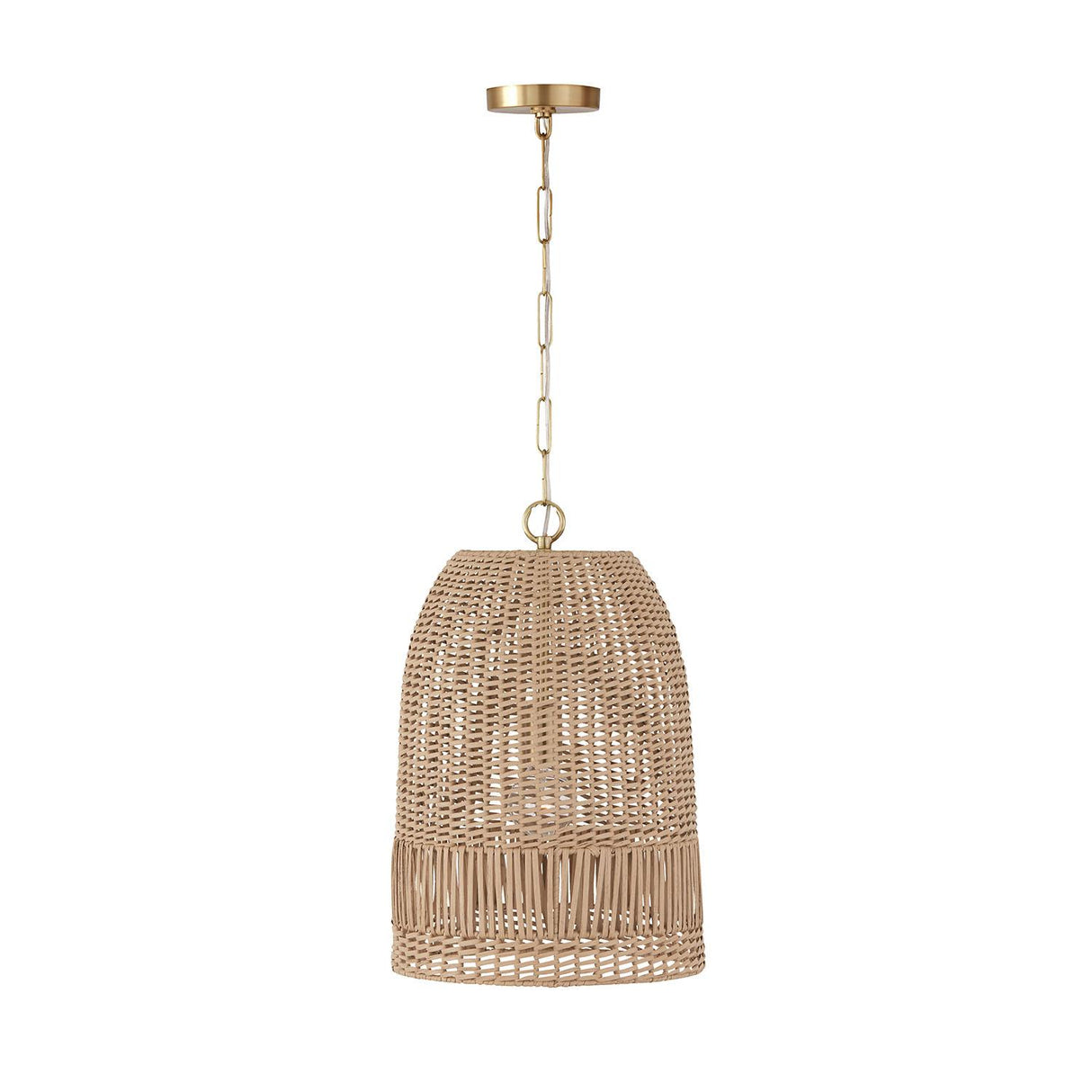 Capital Lighting 347512MA Naomi 1 Light Pendant Matte Brass