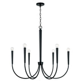 Capital Lighting 445961MB Holden 6 Light Chandelier Matte Black