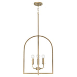 Capital Lighting 548841AD Lawson 4 Light Foyer Aged Brass